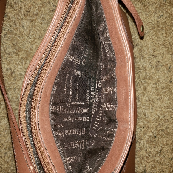 Etienne Aigner Brown leather pocketbook - Picture 5 of 8